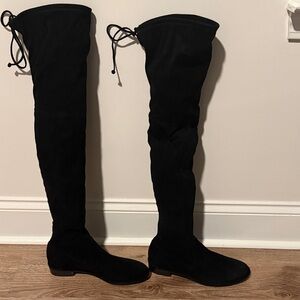 Stuart Weitzman Elegant Black Over-the-Knee Boots